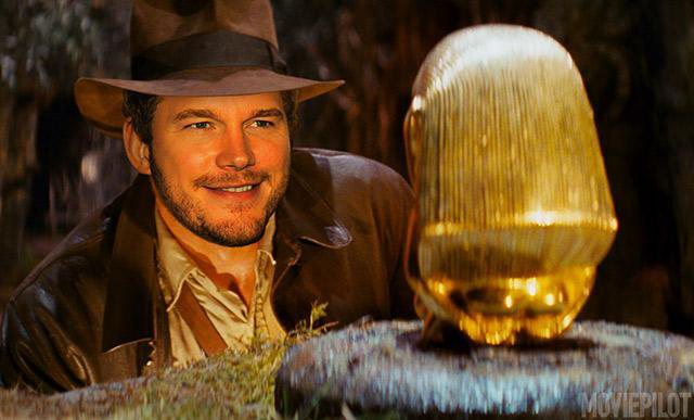 Chris Pratt como Indiana Jones em montagem feita na internet. Crédito: Reprodução/Moviepilot