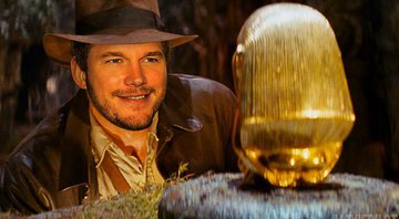 Chris Pratt como Indiana Jones em montagem feita na internet. Crédito: Reprodução/Moviepilot