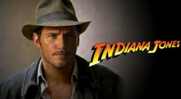 Chris Pratt como Indiana Jones em montagem feita por fã. Crédito: Reprodução