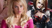 Margot Robbie será Harley Quinn, a Arlequina, em Esquadrão Suicida. Crédito: Momtagem/Moviepilot