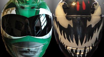 Imagem Que tal dar um rolê de moto com o capacete das Tartarugas Ninja, Homem-Aranha, Storm Trooper ou Homem de Ferro?