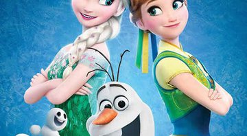 Pôster brasileiro de Frozen: Febre Congelante. Crédito: Divulgação/Disney
