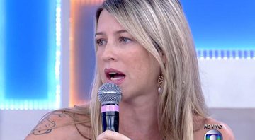 Luana Piovani no programa Encontro com Fátima Bernardes. Crédito: Reprodução/TV Globo