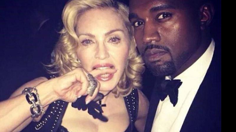 Madonna e Kanye West. Crédito: Reprodução/Instagram