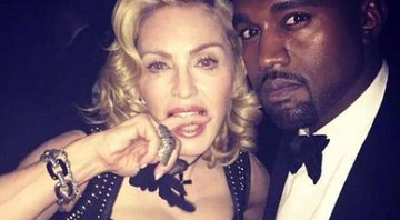 Madonna e Kanye West. Crédito: Reprodução/Instagram