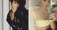 À esquerda, Rihanna, e à direita, Candice. Gêmeas, não? Crédito: Reprodução/Instagram