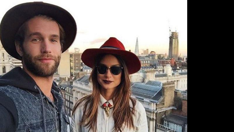 Thaila Ayala passeia em Londres com o modelo alemão gato André Hamann. Crédito: Reprodução/Instagram