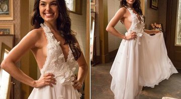 Imagem Isis Valverde aparece de noiva sexy em Boogie Oogie; veja outras vezes que a atriz já apareceu com o vestido branco