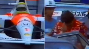 Ayrton Senna no GP de Interlagos, em 1991 - Foto: Reprodução/ Youtube