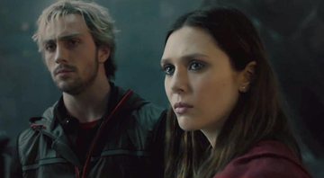 Mercúrio (Aaron Taylor-Johnson) e Feiticeira Escarlate (Elizabeth Olsen) em cena de Vingadores: Era Ultron - Foto: Reprodução/ YouTube