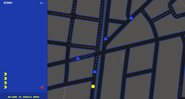 Pac-Man no Google Maps - Foto: Reprodução/ Google Maps