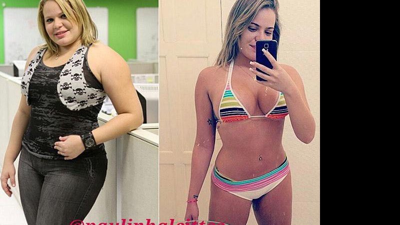 Paulinha Leite posta foto de antes e depois no Instagram - Foto: Reprodução/ Instagram
