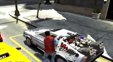 Modificação de De Volta para o Futuro para Grand Theft Auto IV - Foto: Reprodução