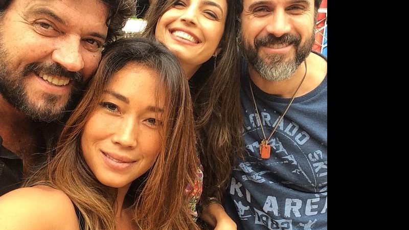 Felipe Camargo, Emanuelle Araújo,Daniele Suzuki e Eriberto Leão (Reprodução Instagram)