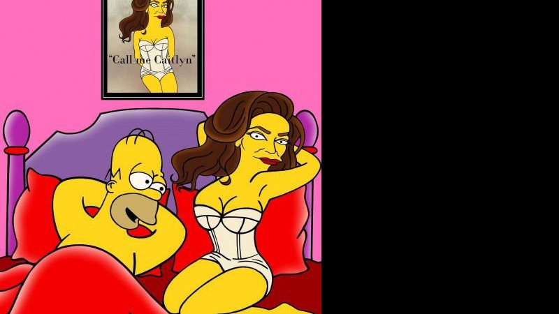 Caitlyn Jenner ganha versão “Os Simpsons” - Foto: Facebook/ Alexsandro Palombo