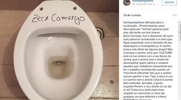 Imagem Críticas de Zeca Camargo geram revolta de sertanejos e fãs de Cristiano Araújo