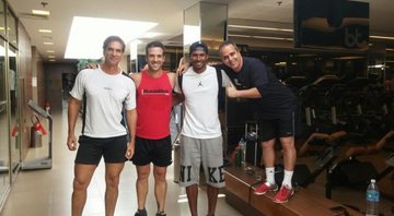 Victor Fasano, Carlos Bonow, Leandrinho e Baiano ( Foto: Divulgação / MF Models Assessoria)