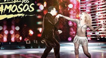 Imagem Fernando Rocha e Ju Valcézia ficam em terceiro lugar no Dança dos Famosos