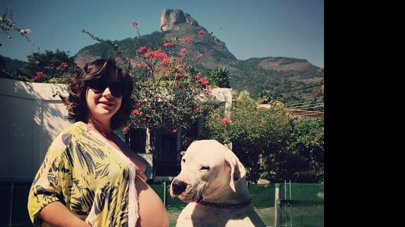 Regiane Alves aos 8 meses de gravidez de Antônio - Foto: Reprodução/ Instagram