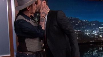 Johnny Depp e Jimmy Kimmel (Foto: Reprodução/Instagram)