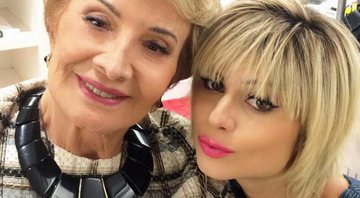 Glória Menezes e Julianne Trevisol nos bastidores de “Totalmente Demais” - Foto: Reprodução/Instagram