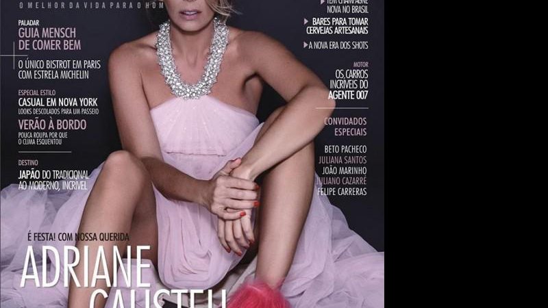 Adriane Galisteu na capa da “Mensch” - Foto: Reprodução/Instagram