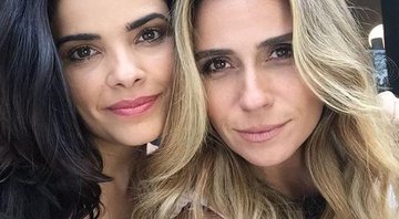 Vanessa Giácomo e Giovanna Antonelli nos bastidores de “A Regra do Jogo” - Foto: Reprodução/Instagram