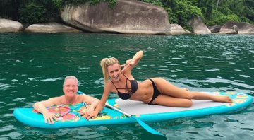 Ana Paula Siebert e Roberto Justus curtem férias em Angra dos Reis - Foto: Reprodução/ Instagram