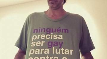 Bruno Mazzeo adere à campanha contra homofobia - Foto: Reprodução/Instagram