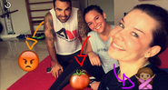 Bruna Marquezine se diverte com Fernanda Souza em treino - Foto: Reprodução/Snapchat