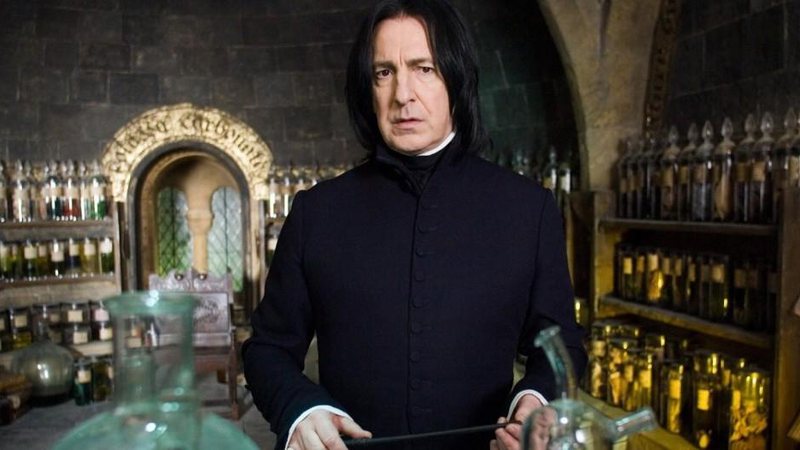 Alan Rickman como o professor Severo Snape - Foto: Reprodução