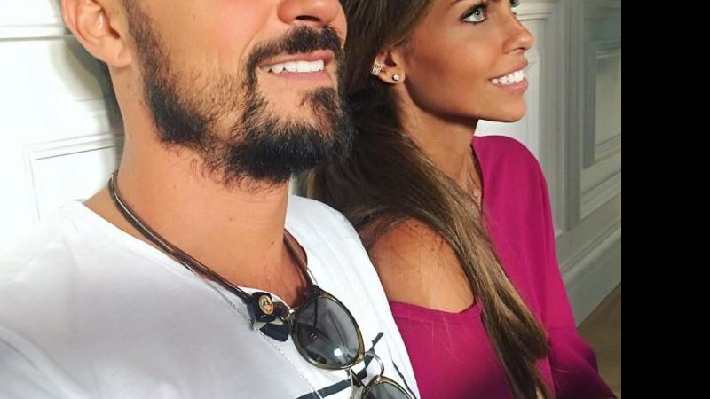 Paulo Vilhena com seu novo affair, a amodelo Vanessa Siqueira Ribeiro - Foto: Reprodução/Instagram