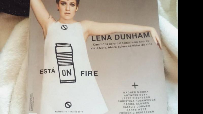 Lena Dunham critica jornal El País por exagerar no Photoshop - Foto: Reprodução/ Instagram