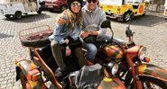 Giovanna Antonelli e Leonardo Nogueira durante passeio em Lisboa - Foto: Reprodução/Instagram