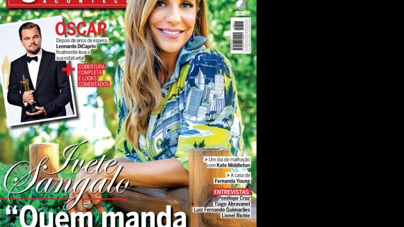 Ivete Sangalo é a estrela de capa da revista “Quem” - Foto: Divulgação