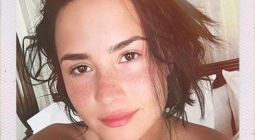 Demi Lovato mostra selfie sem maquiagem - Foto: Reprodução/Instagram
