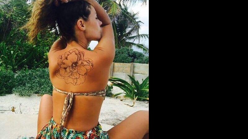 Paolla Oliveira mostra nova tatuagem - Foto: Reprodução/Instagram