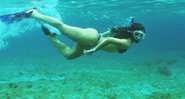 Paolla Oliveira mostra foto de seu mergulho durante viagem de férias - Foto: Reprodução/Instagram