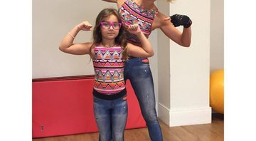 Flávia Alessandra combina o look com a filha para malhar - Foto: Reprodução/InstagramFla