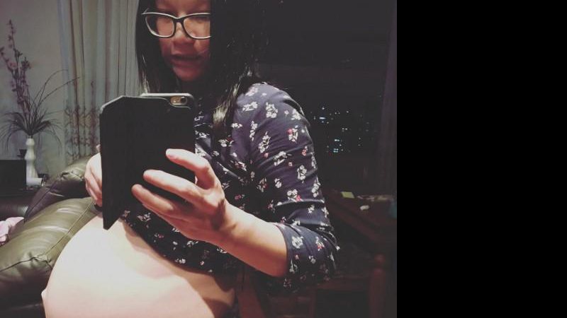 Jiang Pu mostra barriga de gravidez - Foto: Reprodução/Instagram