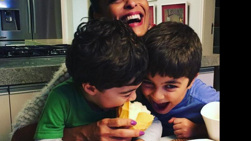 Juliana Paes com os filhos - Foto: Reprodução/Instagram