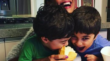 Juliana Paes com os filhos - Foto: Reprodução/Instagram