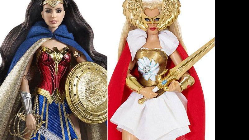 Mattel anuncia bonecas Barbie da Mulher Maravilha e da Princesa She-Ra - Foto: Mattel/ Divulgação
