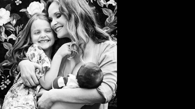 Fernanda Rodrigues com os filhos Luisa e Bento - Foto: Reprodução/Instagram