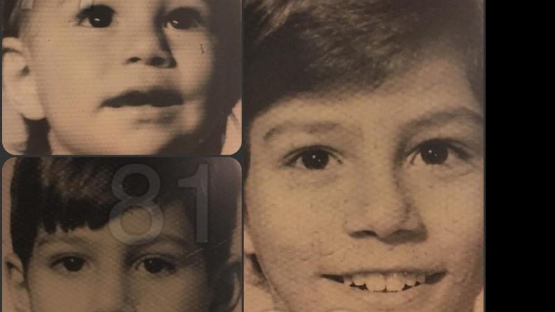 Evaristo Costa durante a infância - Foto: Reprodução/Instagram