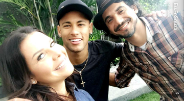 Fernanda Souza recebe Neymar Jr. e Kobra como convidados em seu primeiro programa - Foto: Reprodução/Snapchat