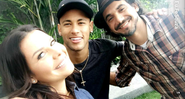 Fernanda Souza recebe Neymar Jr. e Kobra como convidados em seu primeiro programa - Foto: Reprodução/Snapchat