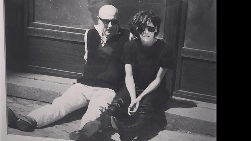 Bárbara Paz posa ao lado de Héctor Babenco - Foto: Reprodução/ Instagram