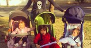 Luana Piovani com os filhos Dom, Liz e Bem - Foto: Reprodução/ Instagram