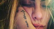 Cleo Pires mostra tatuagem na mão direita - Foto: Reprodução/ Instagram